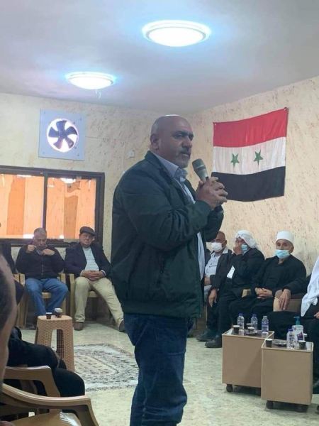 صلح عشائري بين أهالي قرية جلبون ووفد من هضبة الجولان السوري المحتل 